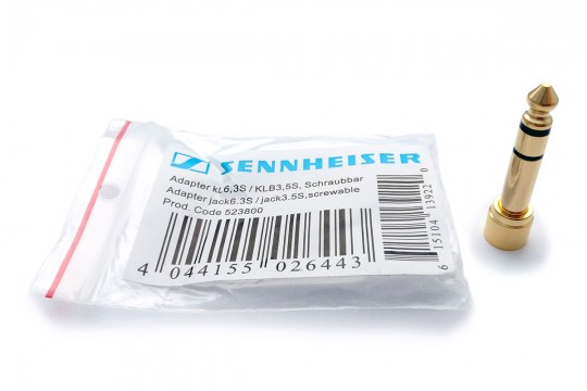 Sennheiser Threaded Jack Adapter 3.5mm to 6.35mm