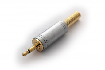 2.5mm Pro Signal Mono TS DIY Jack Plug Pair with Strain Relief
