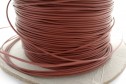 Teflon PTFE Coated Silver Plated Copper Wire (Brown 24AWG) - 1m Lot