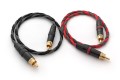 Ready-made OIDIO Mongrel RCA Cable Pair with Rean Connectors - 0.5m