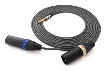 OIDIO Pellucid Balanced Interconnect Cable for 4.4mm TRRRS to dual 3-pin XLR