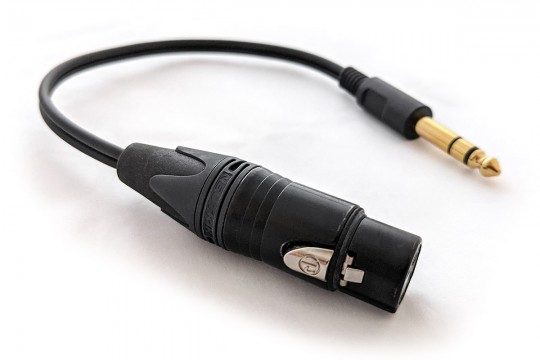 Ready-made Sennheiser Modified XLR to 6.35mm Adapter Cable - 0.25m