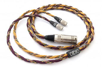 Ready-made OIDIO Mongrel Cable for Dan Clark Audio Aeon, Alpha, Ether & Stealth Headphones - 1.25m XLR