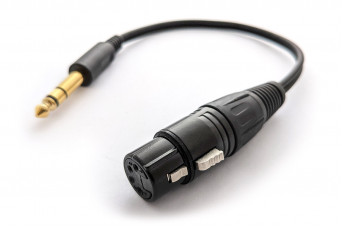 Ready-made Sennheiser Modified Cliff XLR to 6.35mm Adapter Cable - 0.25m