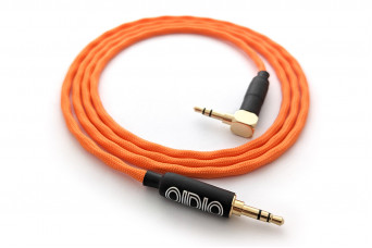 Ready-made OIDIO Pellucid-PLUS Cable for Fostex T20RP, T40RP & T50RP Headphones - 1.25m 3.5mm
