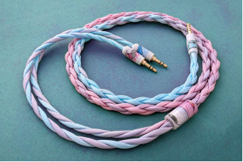 Ready-made OIDIO Mongrel Cable for Various Dual 3.5mm Headphones - 1.3m 4.4mm Limited Edition