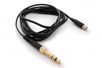 Ready-made OIDIO R2 Cable for 3-pin mini-XLR Headphones - 2.5m 3.5mm/6.35mm