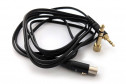 Ready-made OIDIO R2 Cable for 3-pin mini-XLR Headphones - 2.5m 3.5mm/6.35mm