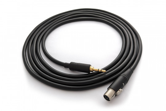 Ready-made OIDIO Shadow Cable for 3-pin mini-XLR Headphones - 2m 3.5mm