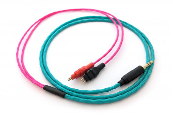 Ready-made OIDIO Pellucid Cable for Sennheiser HD600, HD650 & HD660S Headphones - 1.25m 3.5mm