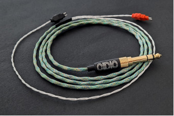 Ready-made OIDIO Pellucid Cable for Sennheiser HD25 Headphones - 1.25m 3.5mm/6.35mm