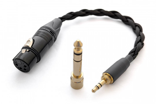 Ready-made OIDIO Mongrel Adapter Cable - 0.25m Female XLR to 3.5mm/6.35mm Jack