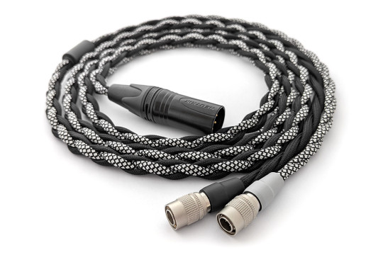 Ready-made OIDIO Mongrel Cable for Dan Clark Audio Aeon, Alpha, E3, Ether, Expanse & Stealth Headphones - XLR 1.75m