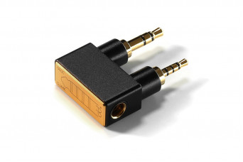 ddHiFi DJ44K Adapter - 4.4mm TRRRS Female to dual 2.5mm TRRS and 3.5mm TRS for A&K