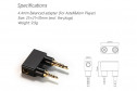 ddHiFi DJ44K Adapter - 4.4mm TRRRS Female to dual 2.5mm TRRS and 3.5mm TRS for A&K