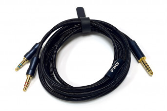 FiiO LL-4.4A Cable for Dual 3.5mm Headphones - 1.5m 4.4mm TRRRS